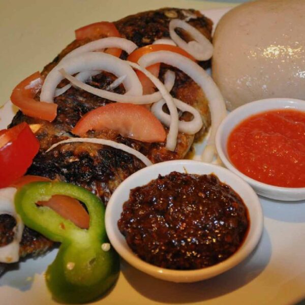 Banku and Grill Tilapia